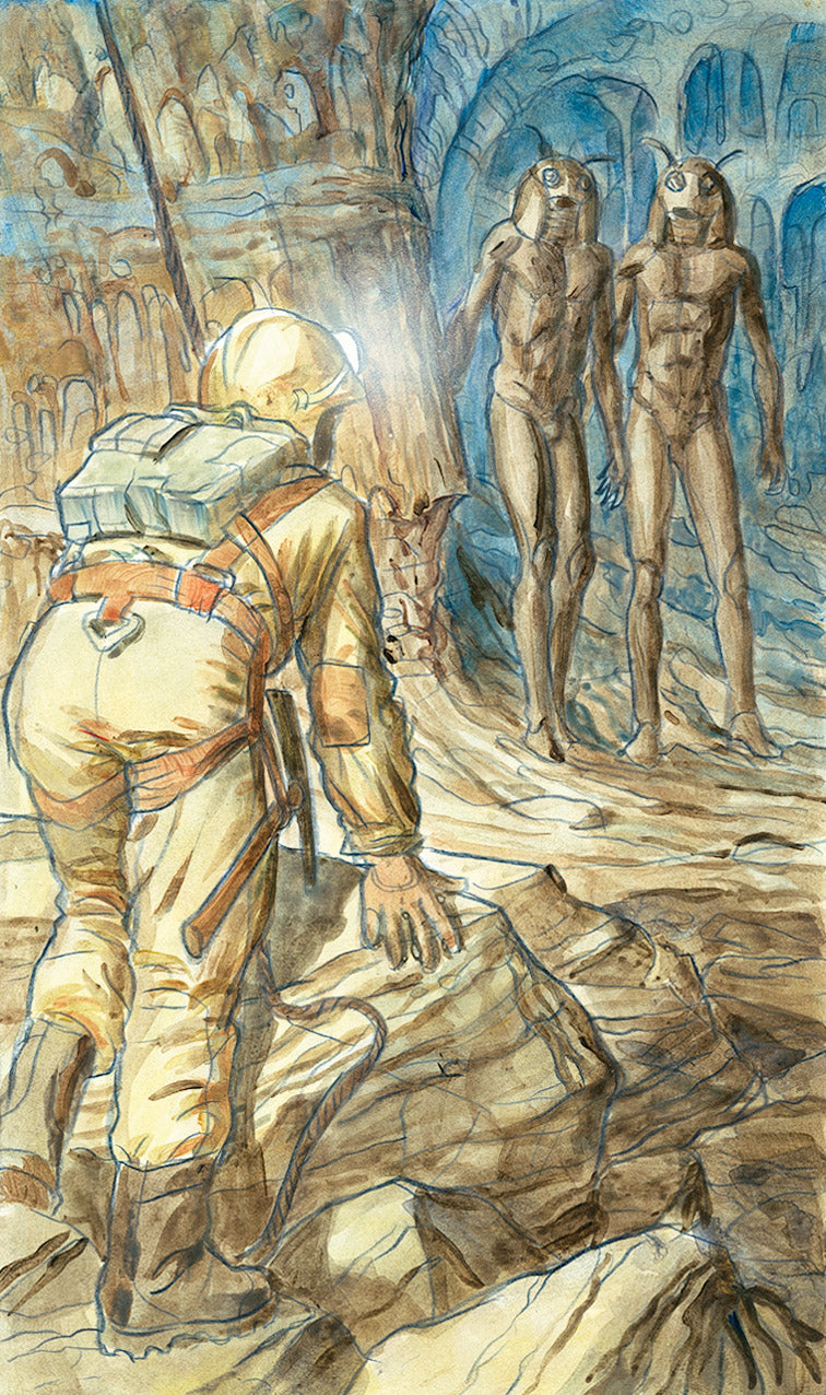 Tarocchi degli UFO - 3 di Denari