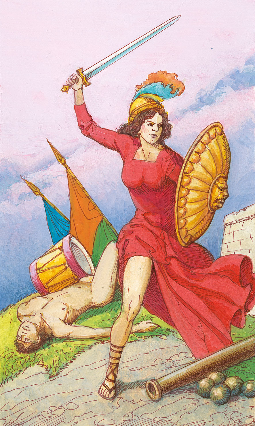Tarocchi Lenormand - 7 di Bastoni