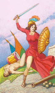 Tarocchi Lenormand - 7 di Bastoni