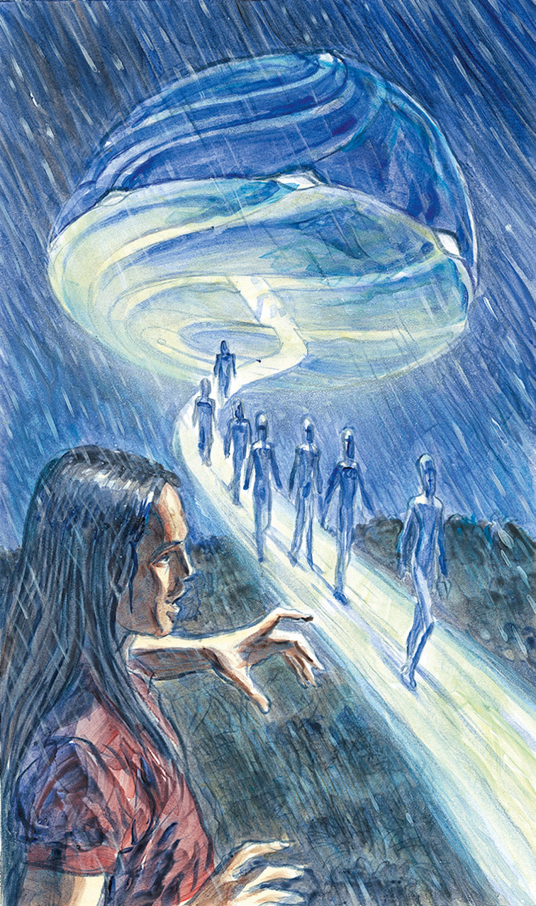 Tarocchi degli UFO - 7 di Coppe