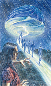 Tarocchi degli UFO - 7 di Coppe