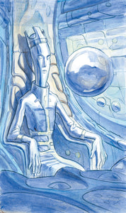 Tarocchi degli UFO - Re di Coppe