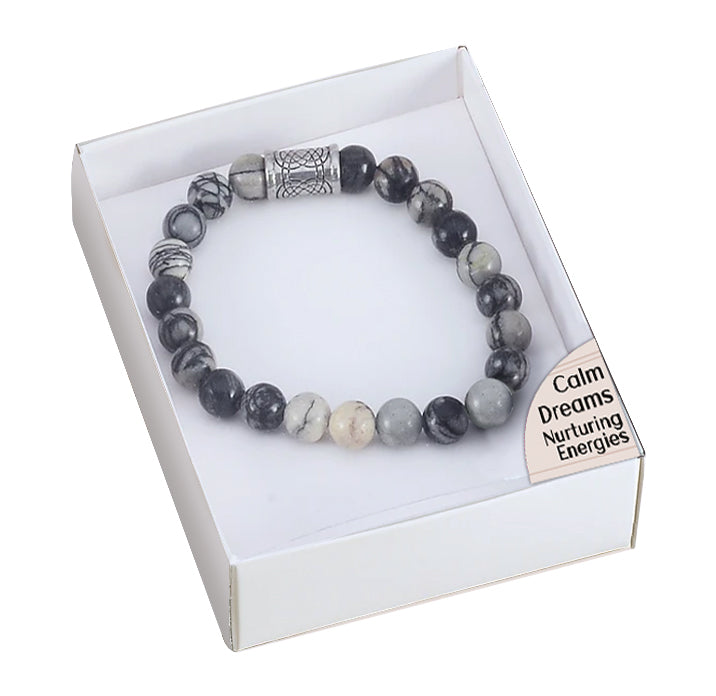 Braccialetti in Cristallo - Diaspro Reticolato