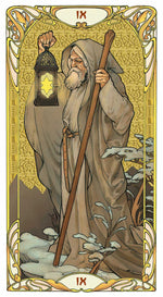 Carica l&#39;immagine nel visualizzatore di Gallery, Golden Art Nouveau Tarot - Grand Trumps
