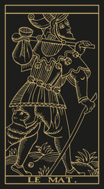 Carica l&#39;immagine nel visualizzatore di Gallery, Marseille Tarot Gold &amp; Black Edition
