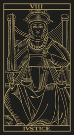 Carica l&#39;immagine nel visualizzatore di Gallery, Marseille Tarot Gold &amp; Black Edition
