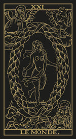 Carica l&#39;immagine nel visualizzatore di Gallery, Marseille Tarot Gold &amp; Black Edition
