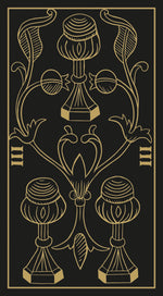 Carica l&#39;immagine nel visualizzatore di Gallery, Marseille Tarot Gold &amp; Black Edition
