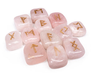 Rune in Quarzo Rosa