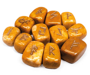 Rune in Quarzo Dorato