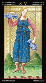 Carica l&#39;immagine nel visualizzatore di Gallery, Golden Visconti Tarot - Grand Trumps
