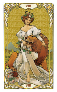 Mini Golden Art Nouveau Tarot