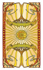 Carica l&#39;immagine nel visualizzatore di Gallery, Mini Golden Art Nouveau Tarot
