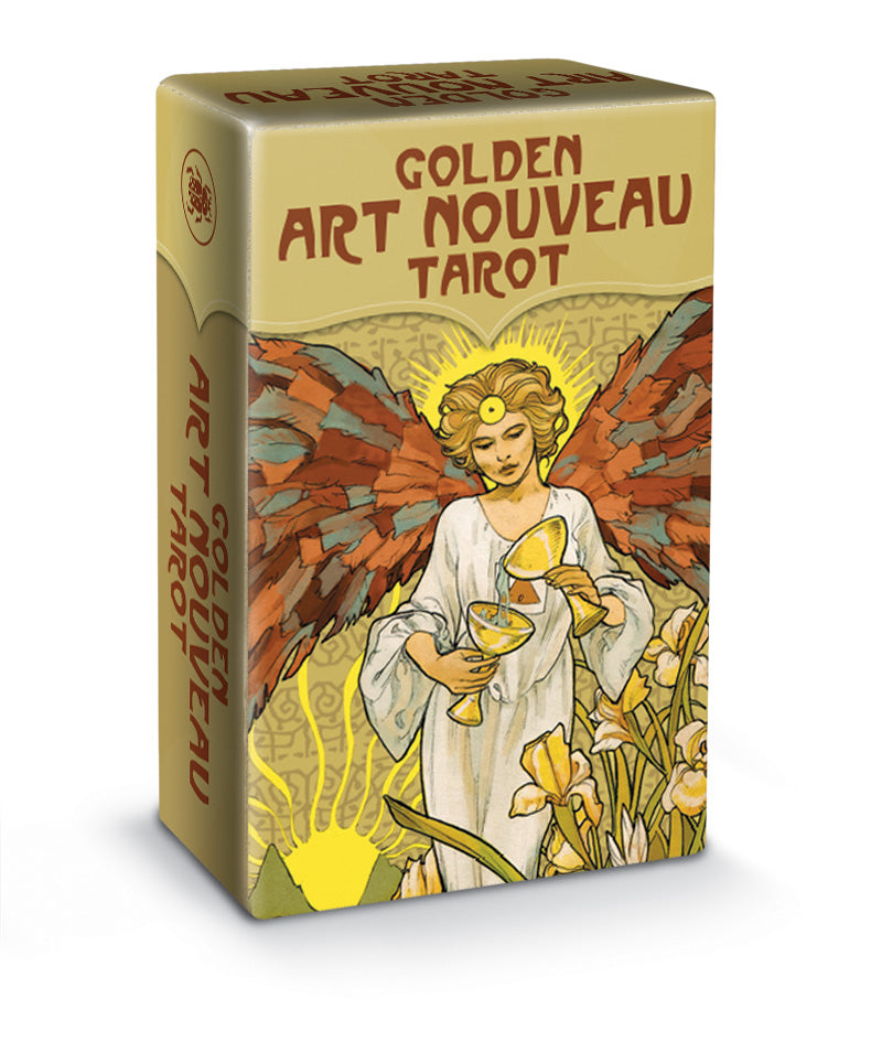 Mini Golden Art Nouveau Tarot