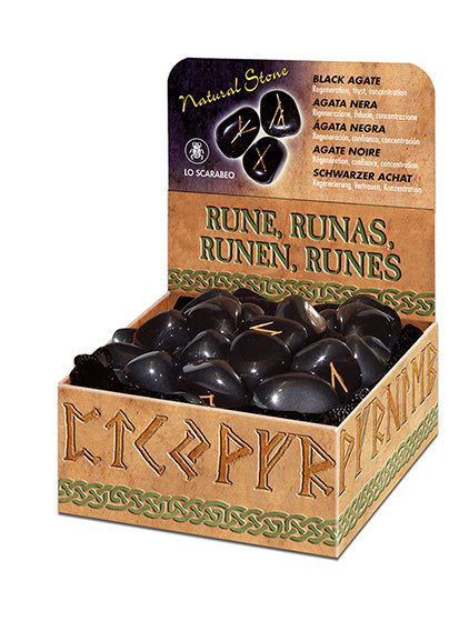 Rune in Agata Nera