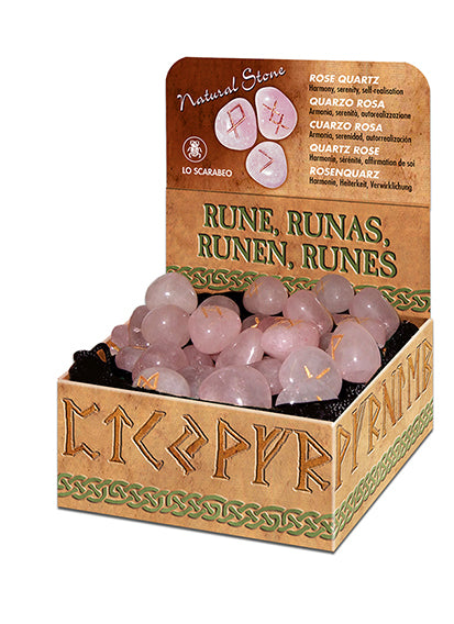 Rune in Quarzo Rosa
